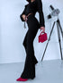 2in1 LUX set "SAVAGE ROSE" - black